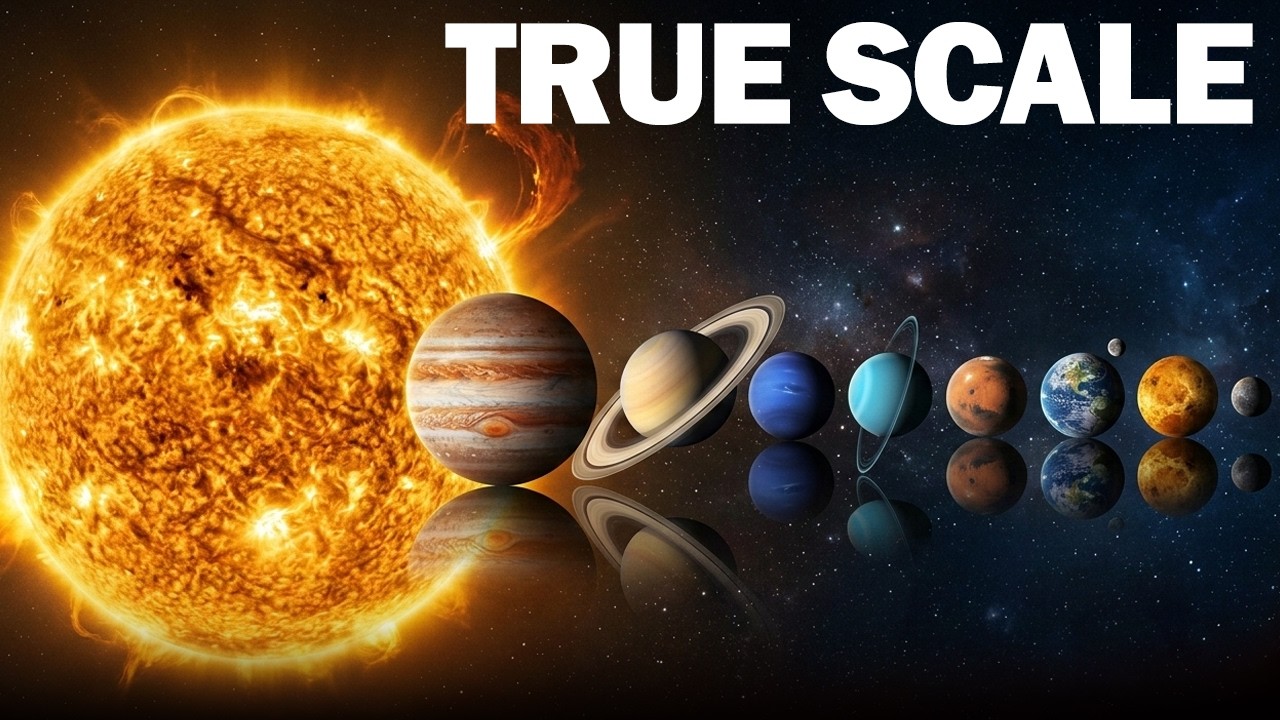 The True Scale of Our Solar System | Relaxing Space Documentary for Sleep