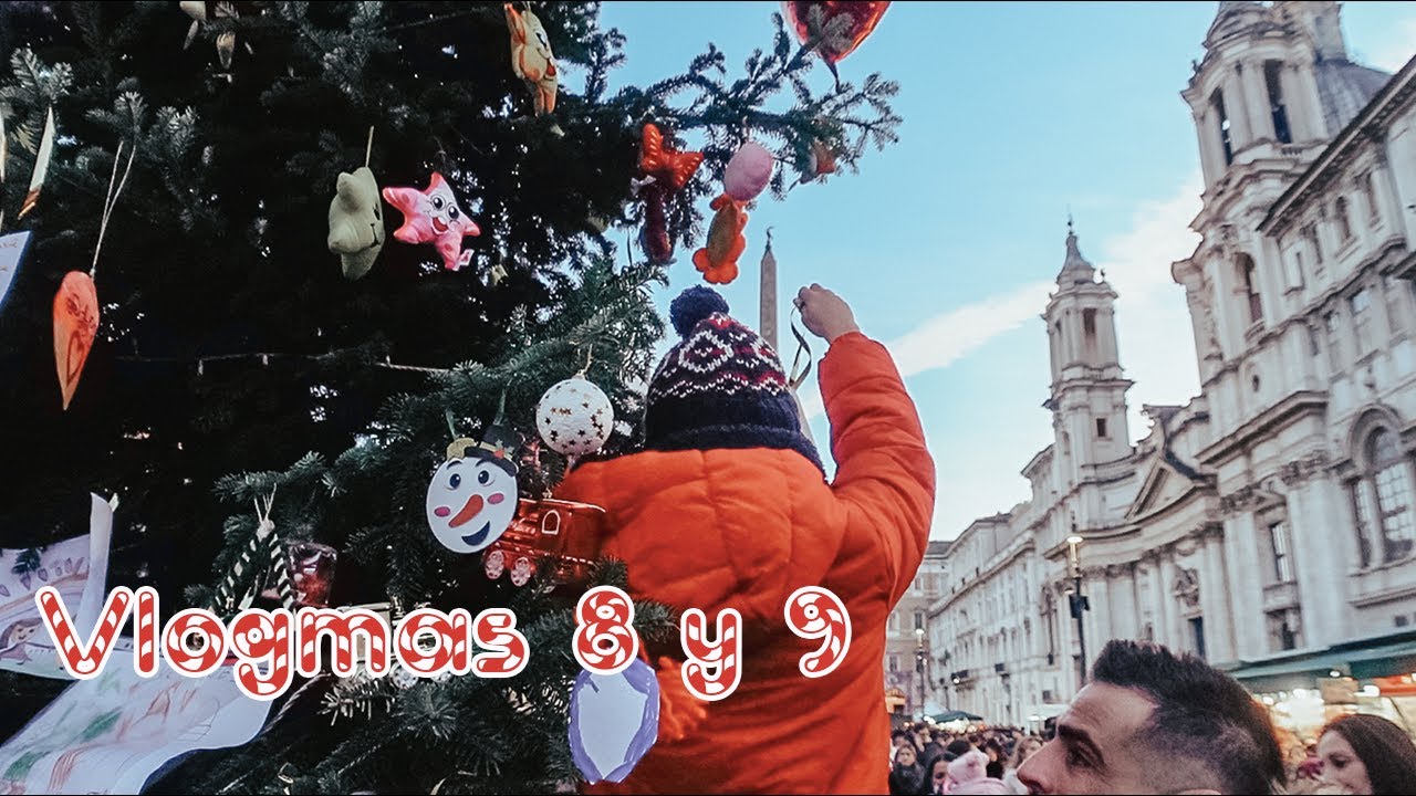 Vlogmas 8−9 🎄 Dejando un pedacito de amor en el centro de ROMA + Salió mal 😅 se frustro la patinada!