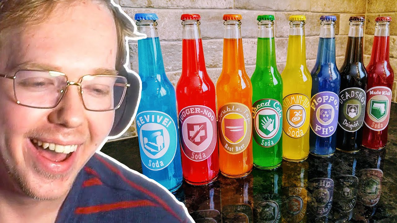 DRINKING REAL LIFE PERK BOTTLES 2!