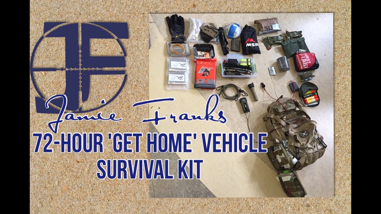 Jamie Franks - Get Home Bag - Vehicle Survival Kit