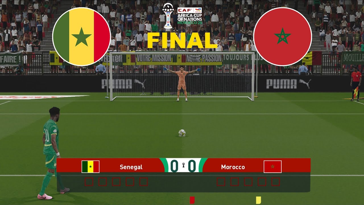 🔴Senegal vs Morocco Final - Penalty Shootout | Africa Cup of Nations 2025 | Pes 21 Gameplay