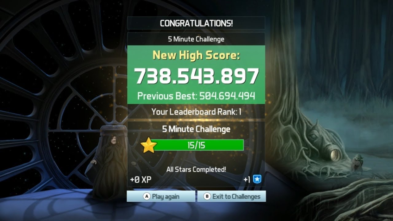 Pinball FX3 - Masters Of The Force (5 minute challenge) (738 million points)