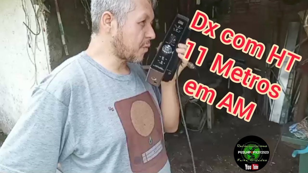 ANTENA QUADRA CÚBICA + DX COM HT 11 METROS EM AM