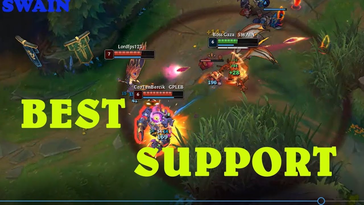 SWAIN BEST SUPPORT - Swain Montage #170 - League of Legends Swain