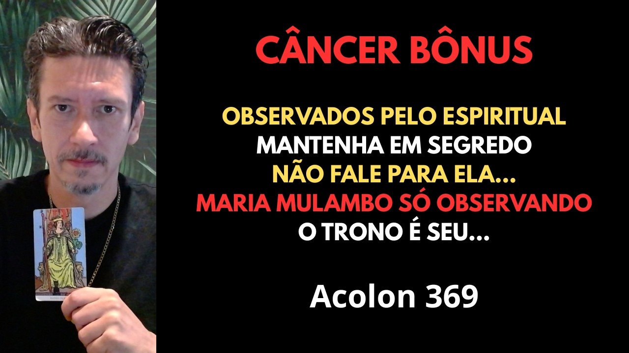 Câncer Bônus - Maria Mulambo Observando #baralhocigano #tarot #cancer #signodecancer #magia #taro