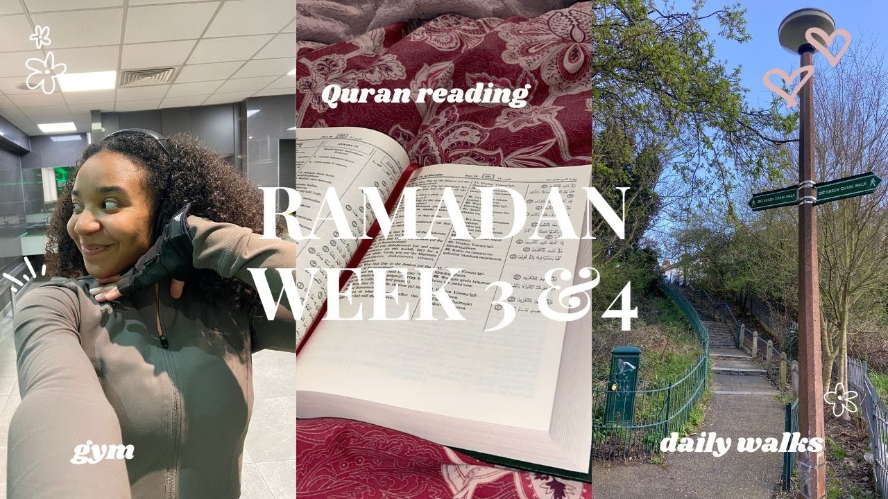 RAMADAN VLOG 2 🕌📿🫶🏽 | week 3 & 4, work, Jumu’ah, being ill, taraweeh nights and hosting iftar 🤍