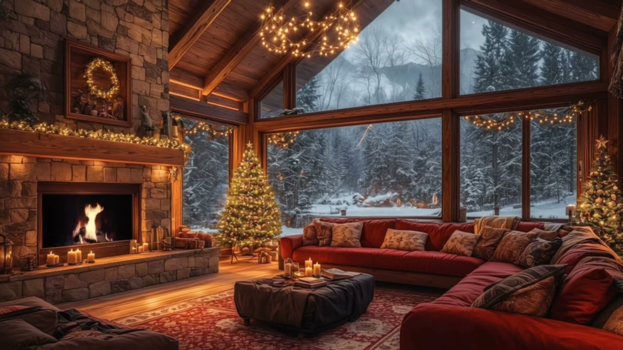 #Smooth Holiday Lounge Jazz Music Cozy Cabin  #jazz #jazzmusic #cozynights #loungejazz #holidayjazz