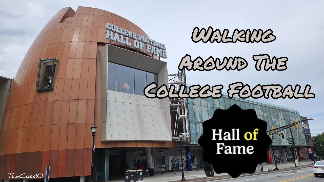 Walking Around The College Football Hall Of Fame In Atlanta, Georgia- September 2024 🇺🇸 🏈