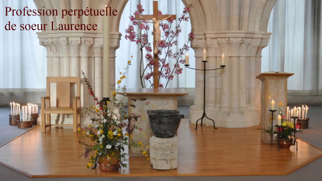 Profession perp&eacute;tuelle de Soeur Laurence - 11 juillet 2020
