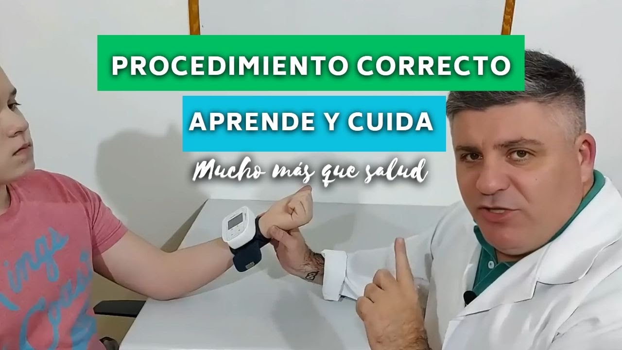 Cómo tomar la presión arterial correctamente con tensiómetro digital de muñeca - Guía paso a paso