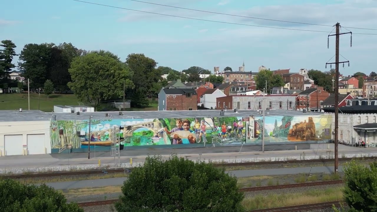 Columbia, PA Drone Footage 🌆 | Historic River Town Along the Susquehanna