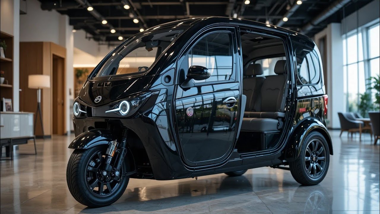 2026 Mini Electric Camper Tricycle Auto Rickshaw Review.