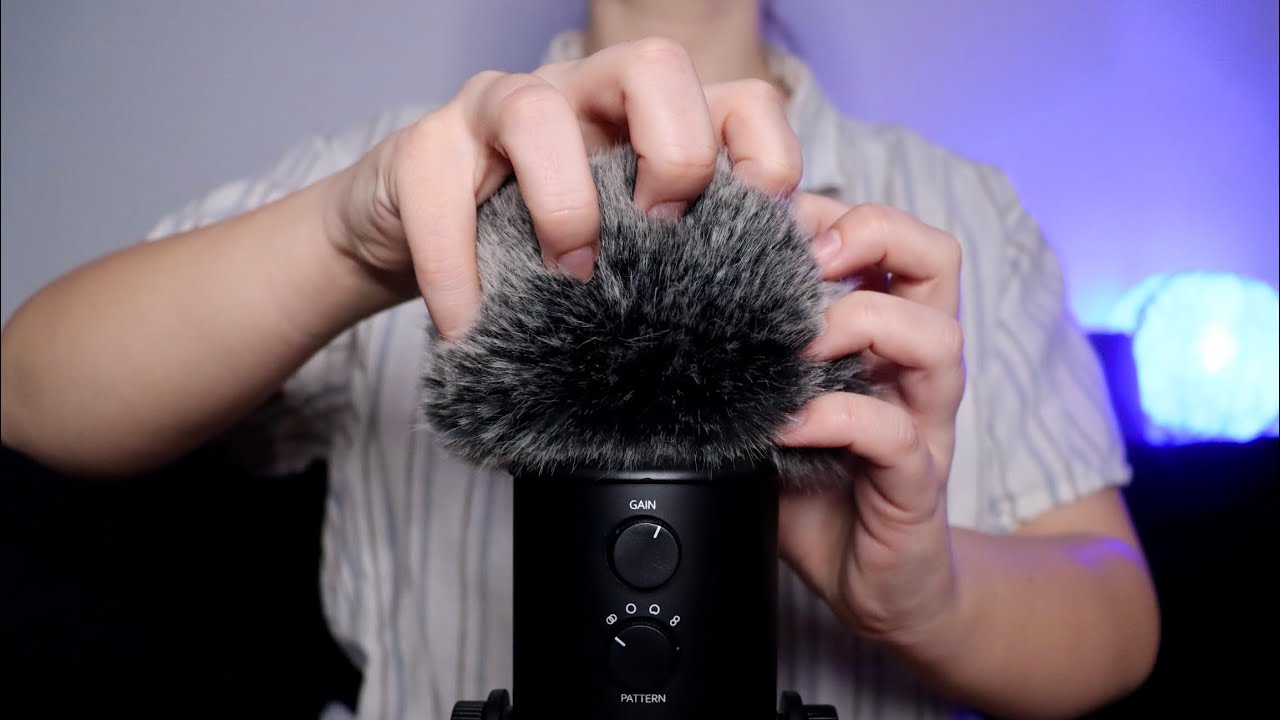 ASMR - Extra FAST & AGGRESSIVE Microphone Scratching (With Fluffy Windscreen) [No Talking]
