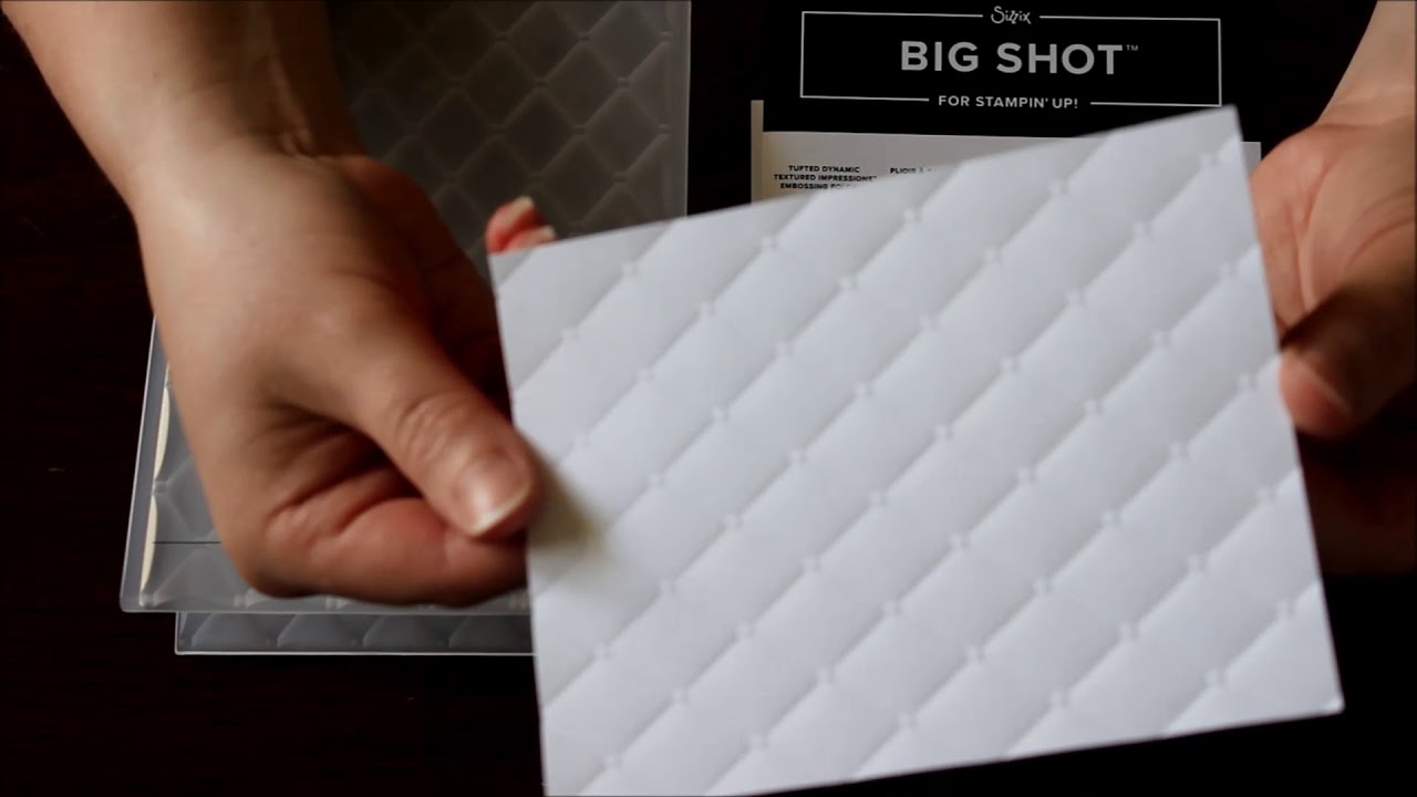 Cool Tip Using the NEW Stampin' Up! Tufted Textured Impressions Embossing Folder - Laura's Stamp Pad