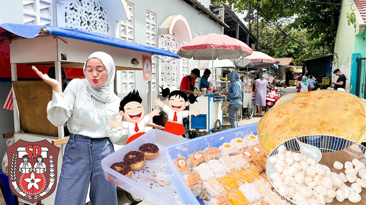 STREETFOOD SD SAWAH BARU - ADA SUSHI CUMA 2 RIBUAN !!