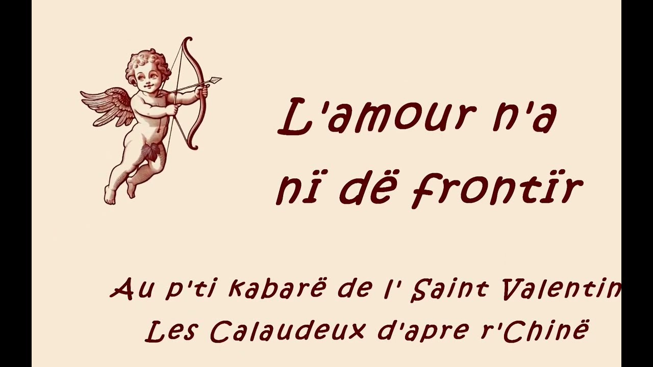 L'amour N'a Nï Dë Frontïr - Les Calaudeux - 2026