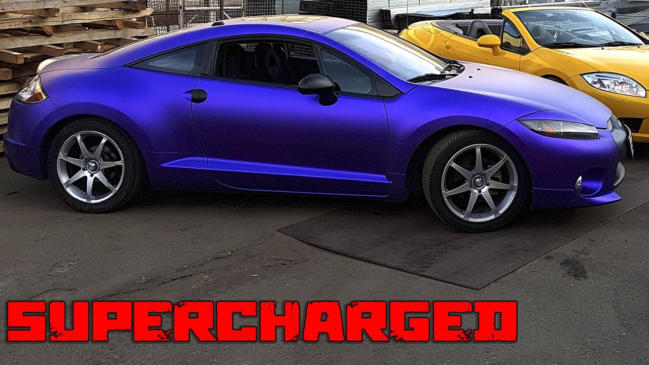 Mitsubishi Eclipse 4G GS Удаление компрессора Rotrex C38