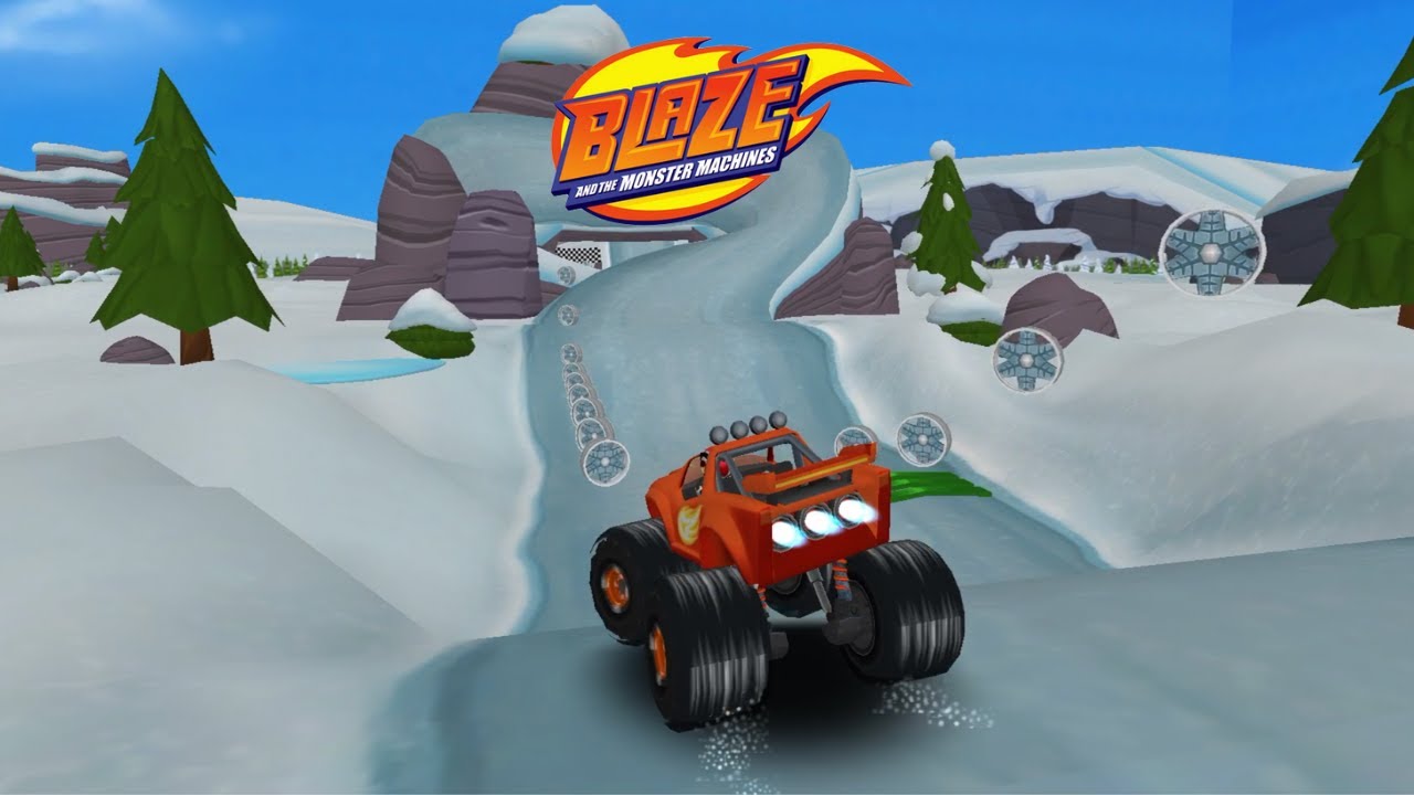 BLAZE & THE MONSTER MACHINES 🔥 Blaze y los Monster Machines – Carreras en la nieve! 🏁❄️