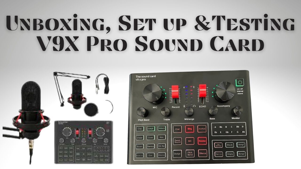 V9X Pro Unboxing , Set Up & Testing