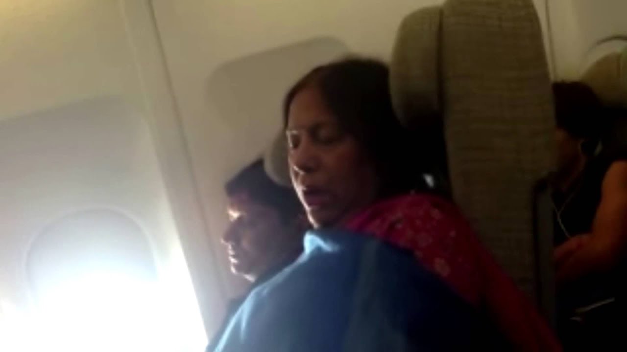 Snoring Lady on Plane Journey