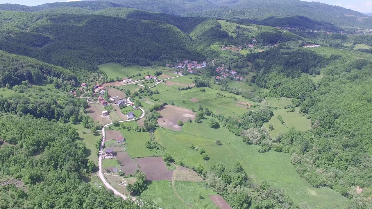 Fshati Biçec pamje Nga droni