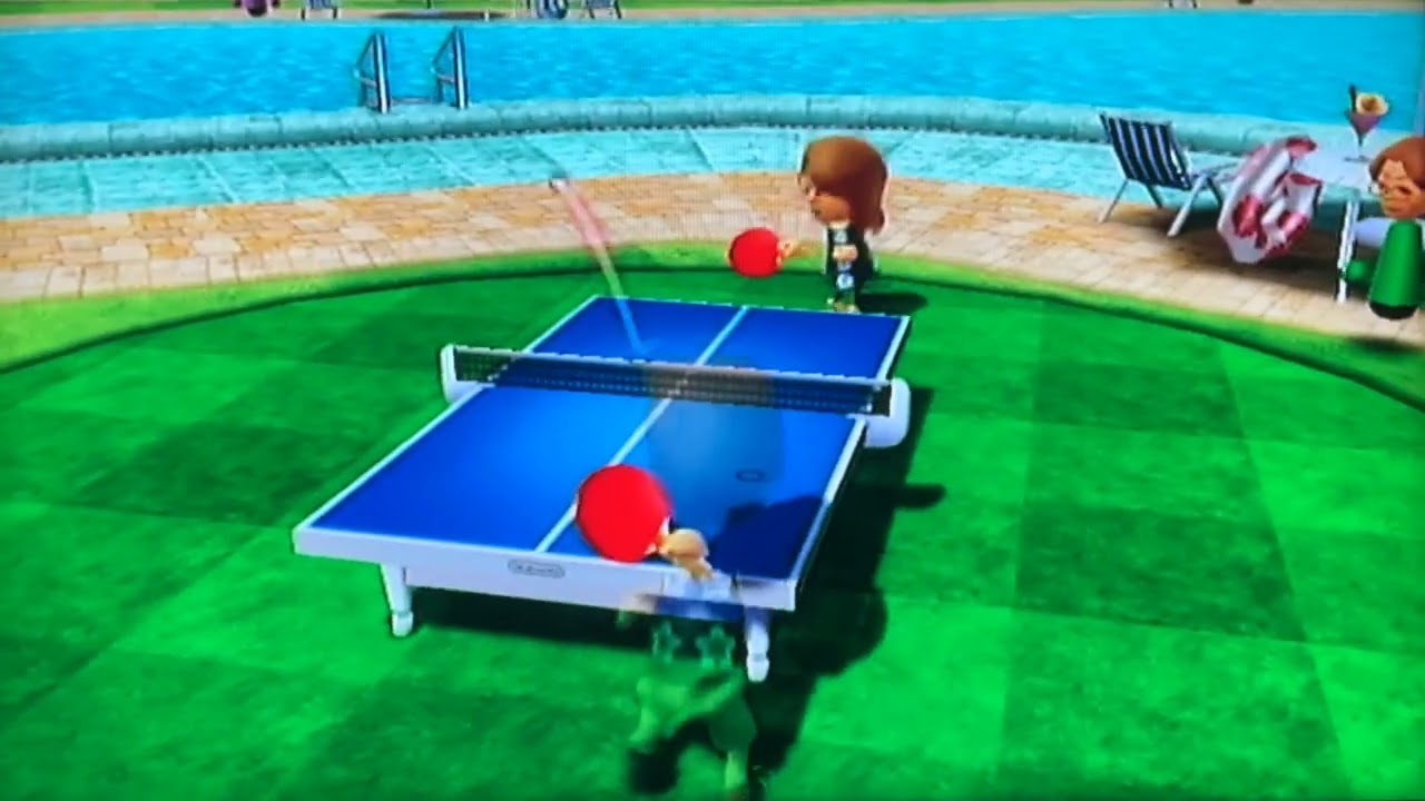 Wii Sports Resort Series: Table Tennis Match (Asher vs Ashley)