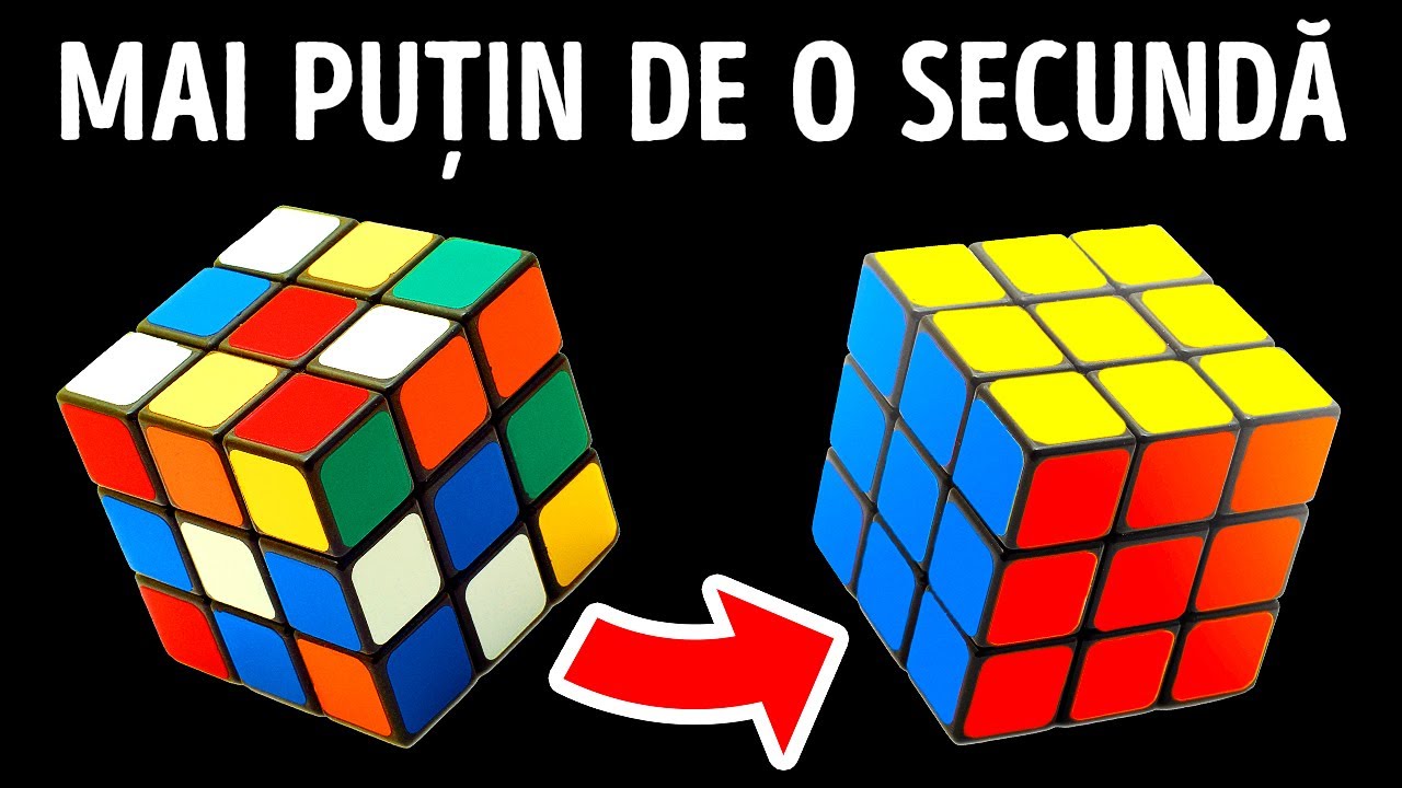 Iată cum se rezolvă Cubul Rubik în mai puțin de o secundă
