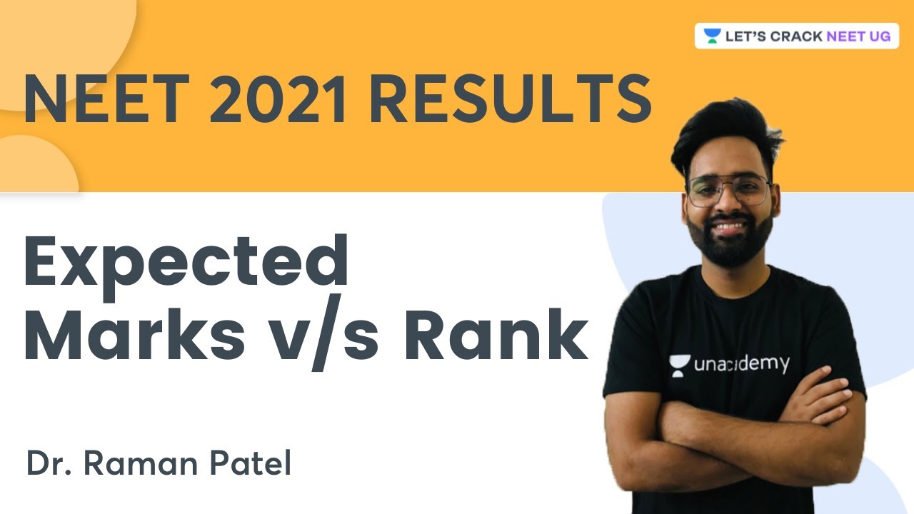 NEET 2021 Results Announced | Expected Marks V/s Rank | Must Watch | Dr. Raman Patel