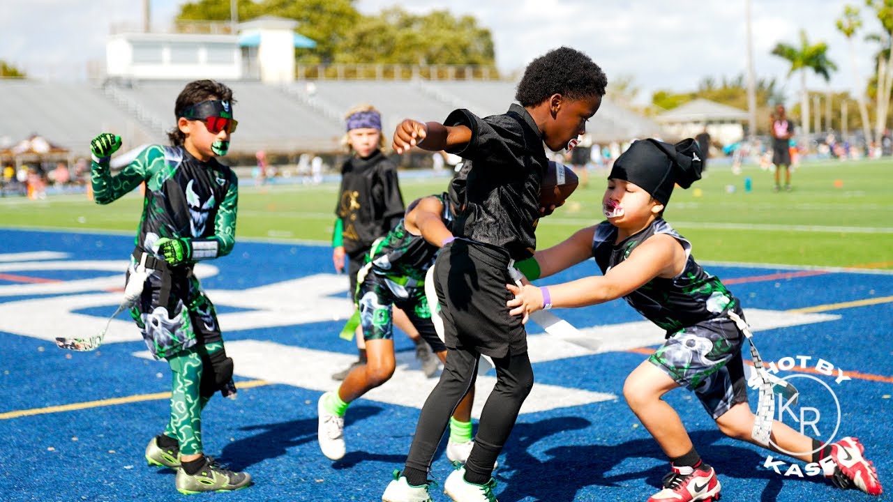 Coed 8U Battle! Venum 305 vs J3A | Field of Champions Flag Football