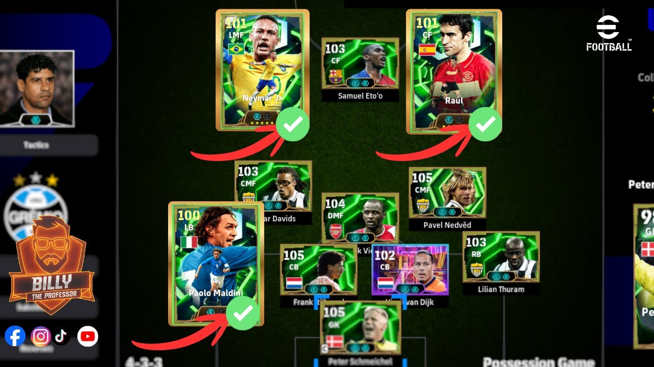 NEYMAR X RAUL X MALDINI TESTING IN DIVISIONS