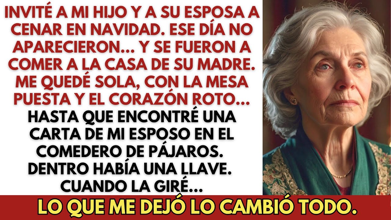 Los invité a cenar en Navidad. Me abandonaron y se fueron a casa de su mamá.