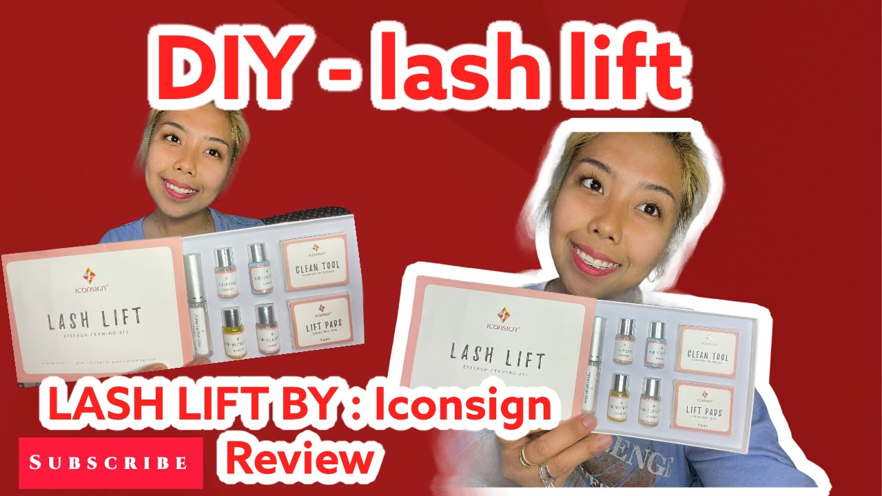 DIY LASH LIFT | iconsign review | SMV