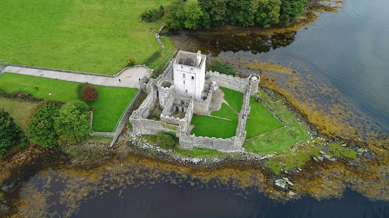 Aerial View of Doe Castle