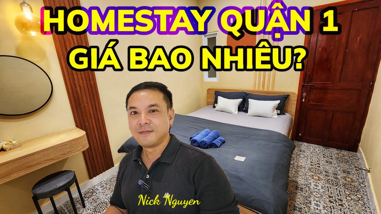 HOMESTAY QUẬN 1 NHÀ NHỎ XINH XẮN PHÙ HỢP GIA ĐÌNH, NHÓM BẠN BÈ || Airbnb HCMC || Nick Nguyen