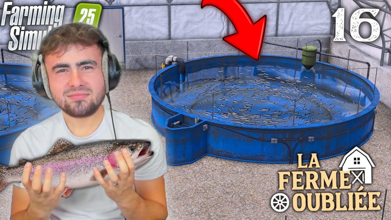 ON LANCE UNE PRODUCTION DE POISSONS !😮🐟+ PLANTATION D’OIGNONS ! | LA FERME OUBLIÉE #16 | FS25