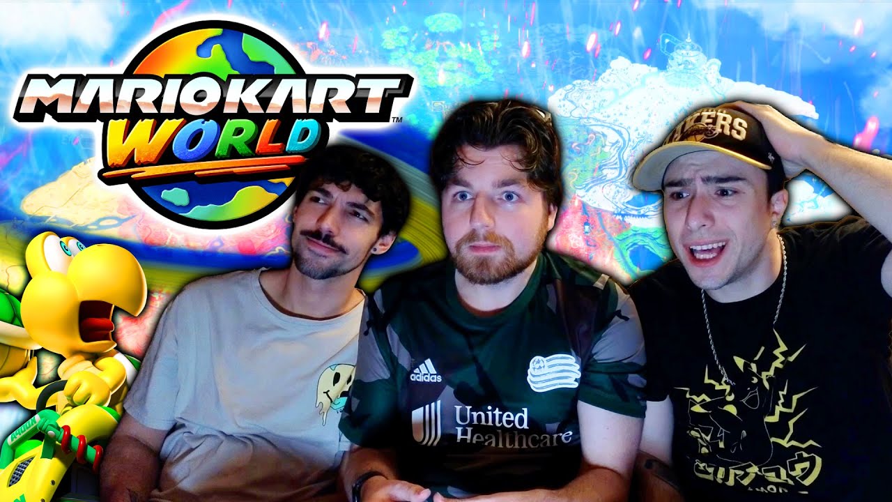 🔴 Can 3 Guys Win With 1 Controller in Mario Kart World? (Featuring  ⁨@Tmain &  ⁨@s.kape.508 )