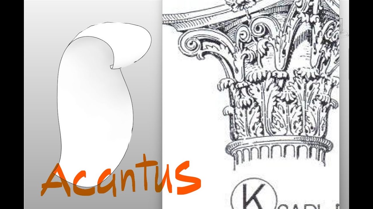Cách model lá acantus cho đầu cột cổ điển bằng revit