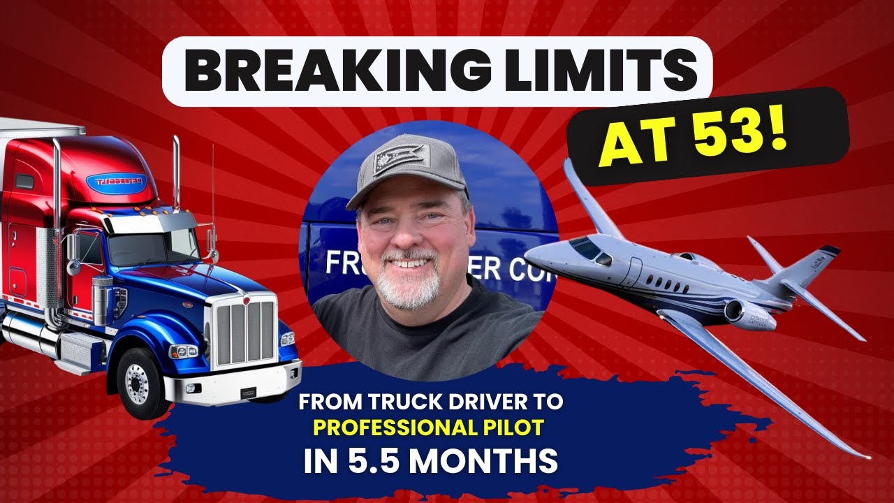 Can a 53 year old commercial truck driver become an airline pilot?