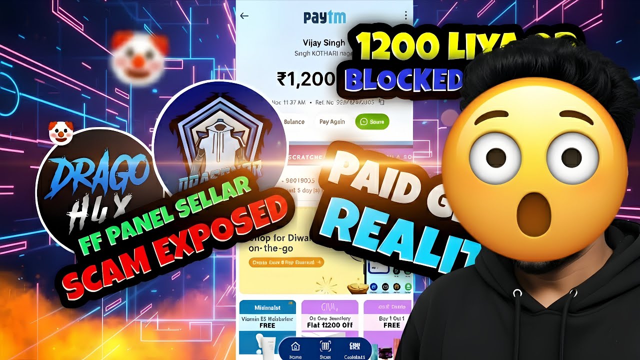 Paid Panel Scammer Exposed 🤡 @DRAGO_H4X_YT 🤬