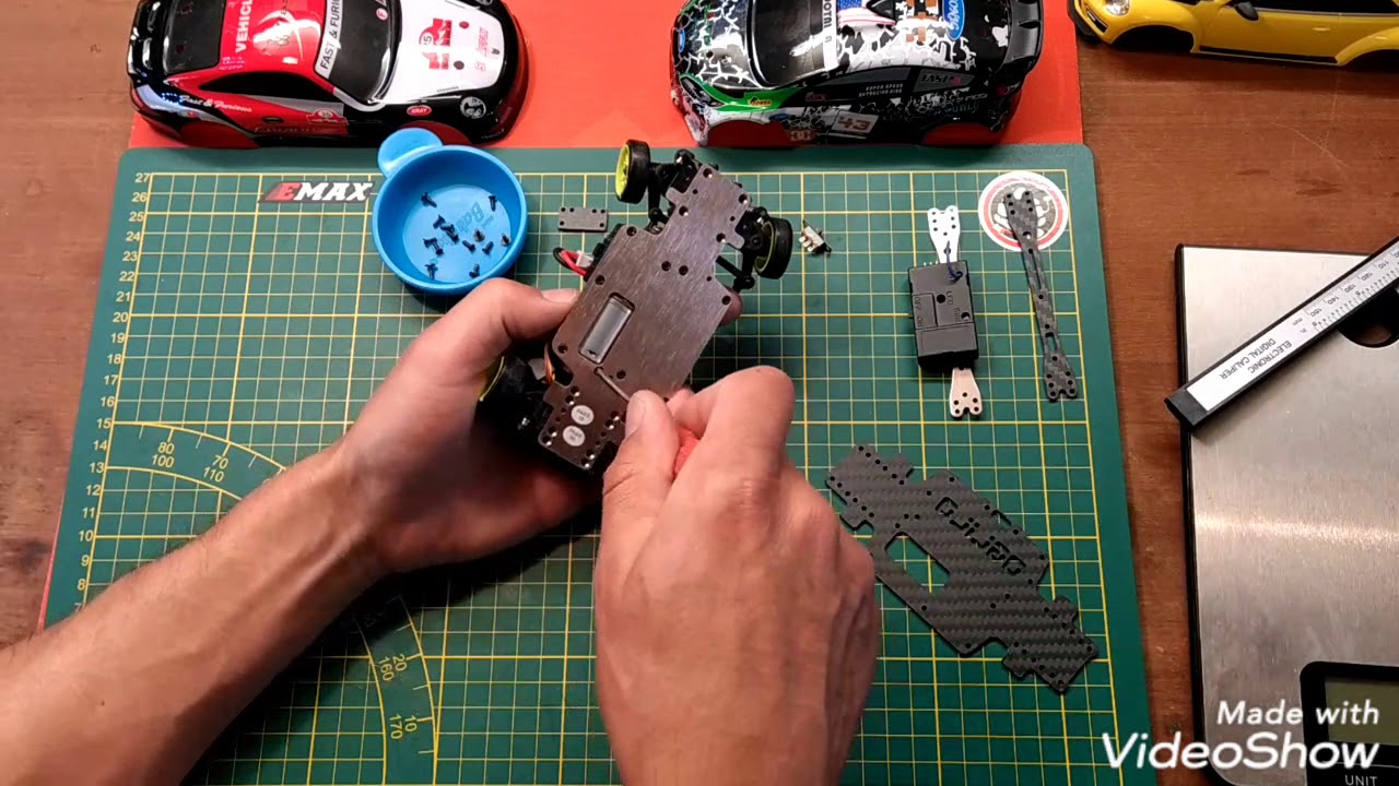 Wltoys k989/k969 châssis Carbonne (partie1)