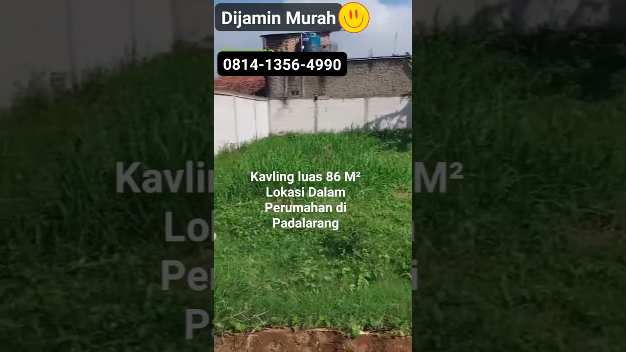Jual Tanah Kavling Lokasi Strategis dalam Komplek Perumahan di Padalarang #jualtanah #tanahkavling
