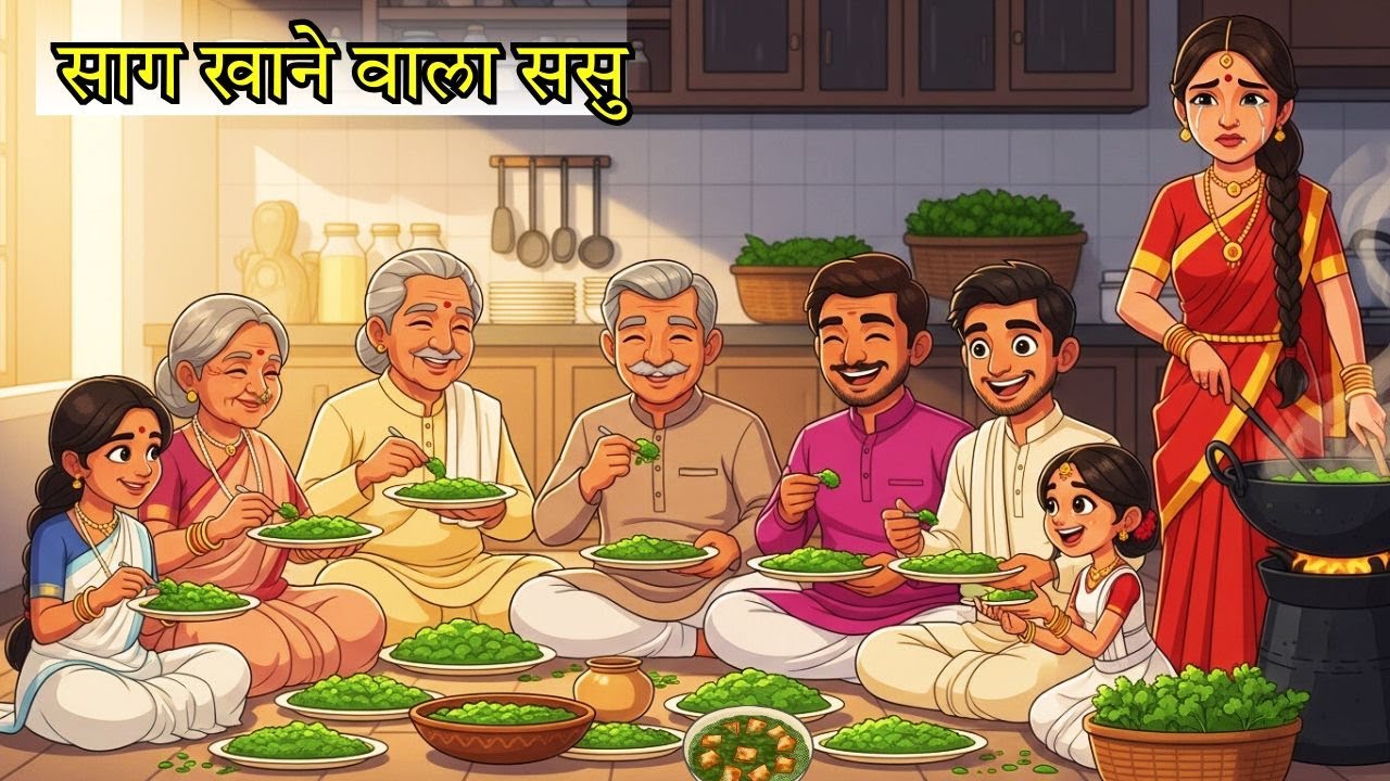 Roz Saag Khane Wala Sasural | Cartoon Video | Hindi Story | Saas Bahu Kahani