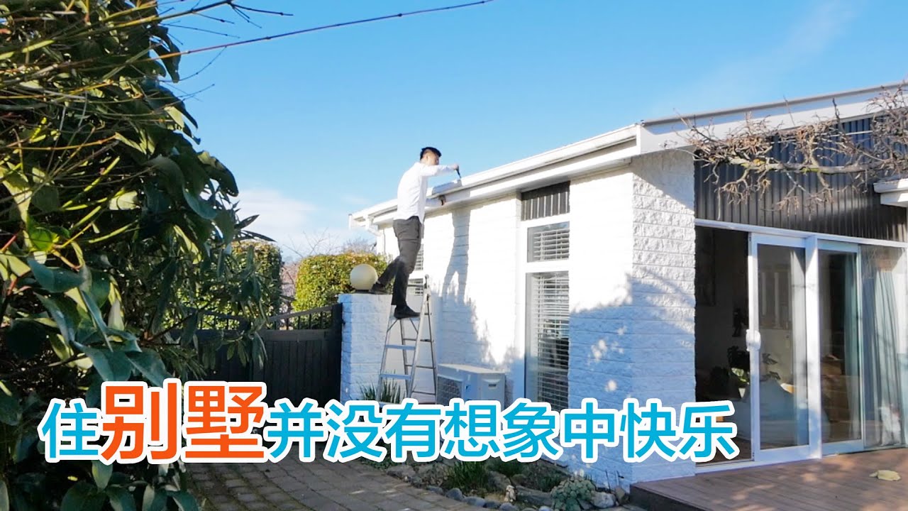 大家千万不要羡慕住别墅，因为打理花园和维护需要巨大工作量（新西兰 Harold Vlog 587）