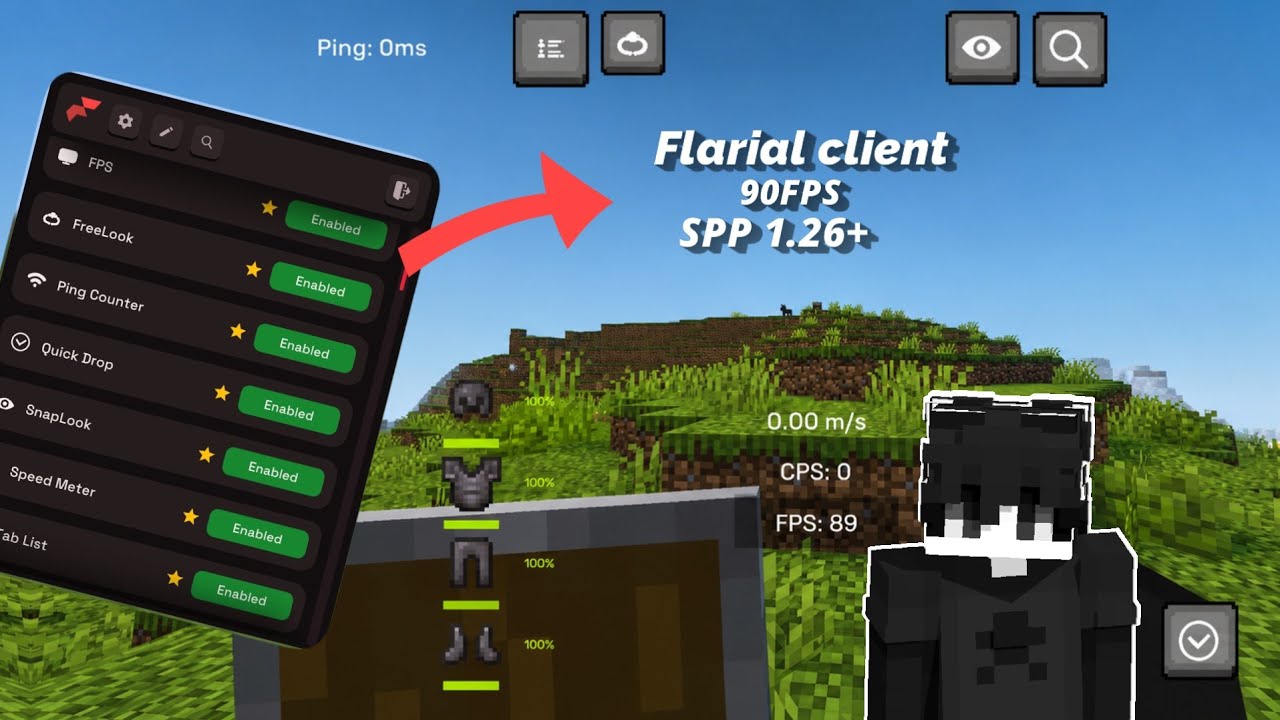 Best Minecraft Client for Mobile MC26+ #minecraft #clientes 