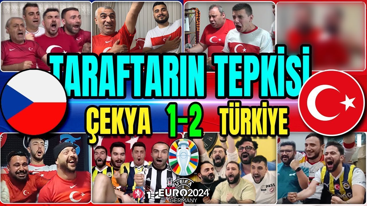 EURO 2024 | ÇEKYA 1-2 TÜRKİYE ÇILGIN TARAFTAR TEPKİLERİ 😱 🔥😂😍 | TARAFTARIN TEPKİSİ