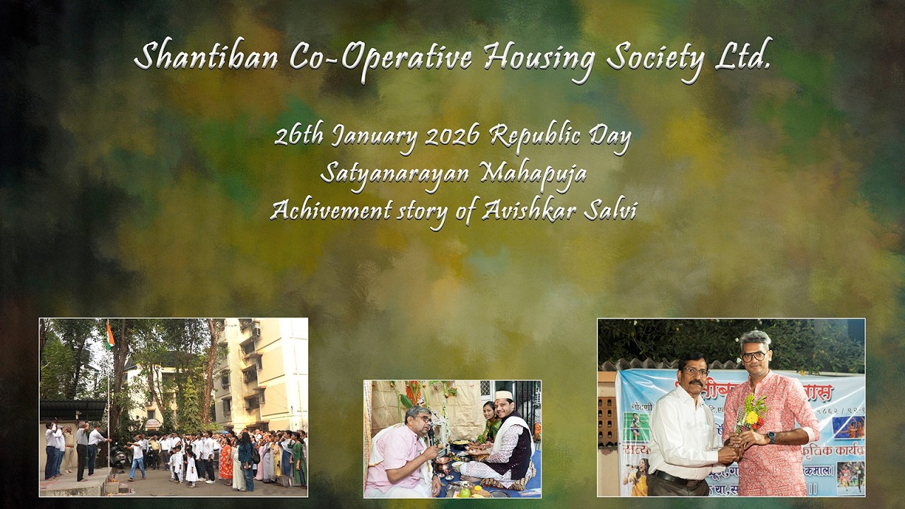 Shantiban Society, 26th January 2026 (Independence Day) , Satyanarayan Mahapuja.
