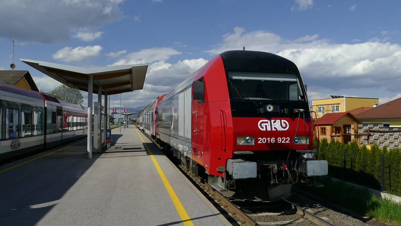 „Brandneue“ GKB 2016.922 mit Dosto-Garnitur in Graz Straßgang | 3.5.2021