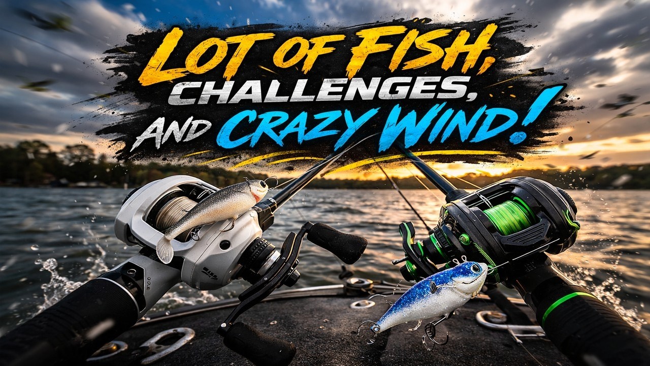 Lot of fish, challenges, and crazy windy!😱