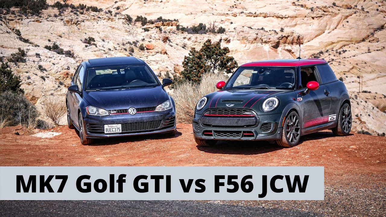 The MOST FUN for under $20k | Used Manual MK7 GTI vs F56 Mini JCW B-Road Comparison