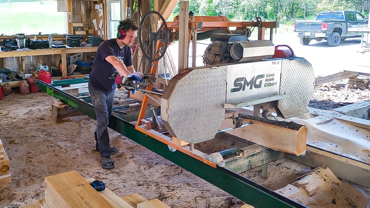 Sciage de Planches de Cerisier Tardif!